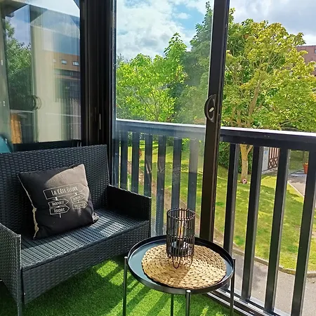 Cosy Avec Balcon 4 Personnes Max 아파트 빌레쉬르메르